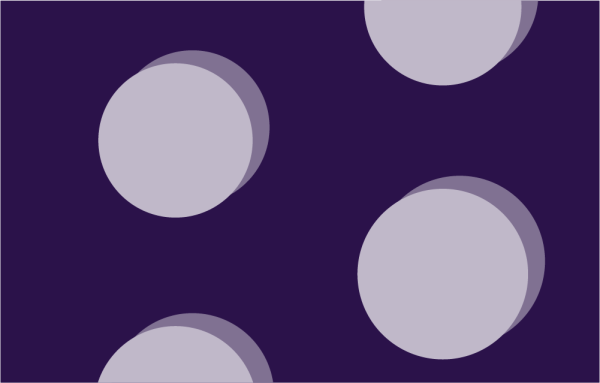 4 purple circles graphic