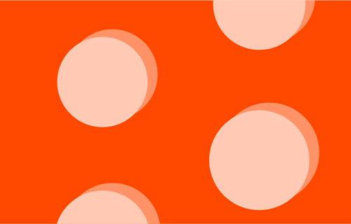 4 orange circles graphic