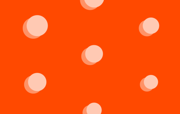 7 orange circles graphic