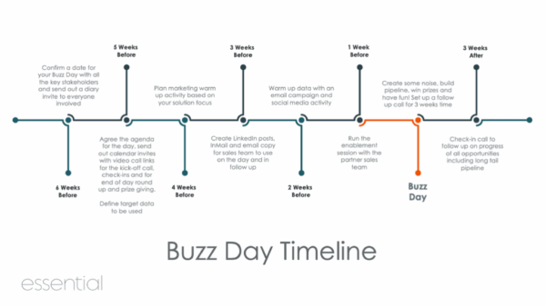 Buzz Day timeline