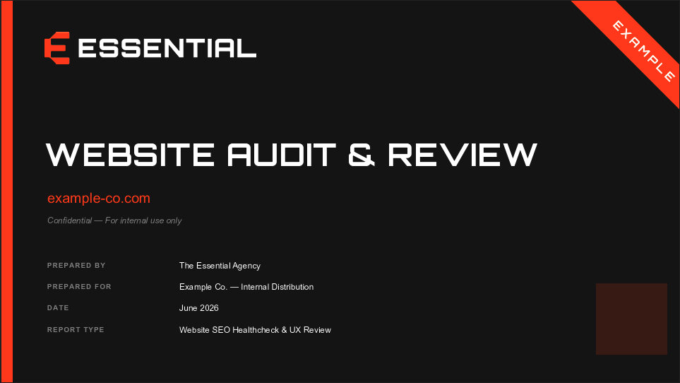 Website Audit and Review